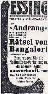 Rätsel von Bangalor ad